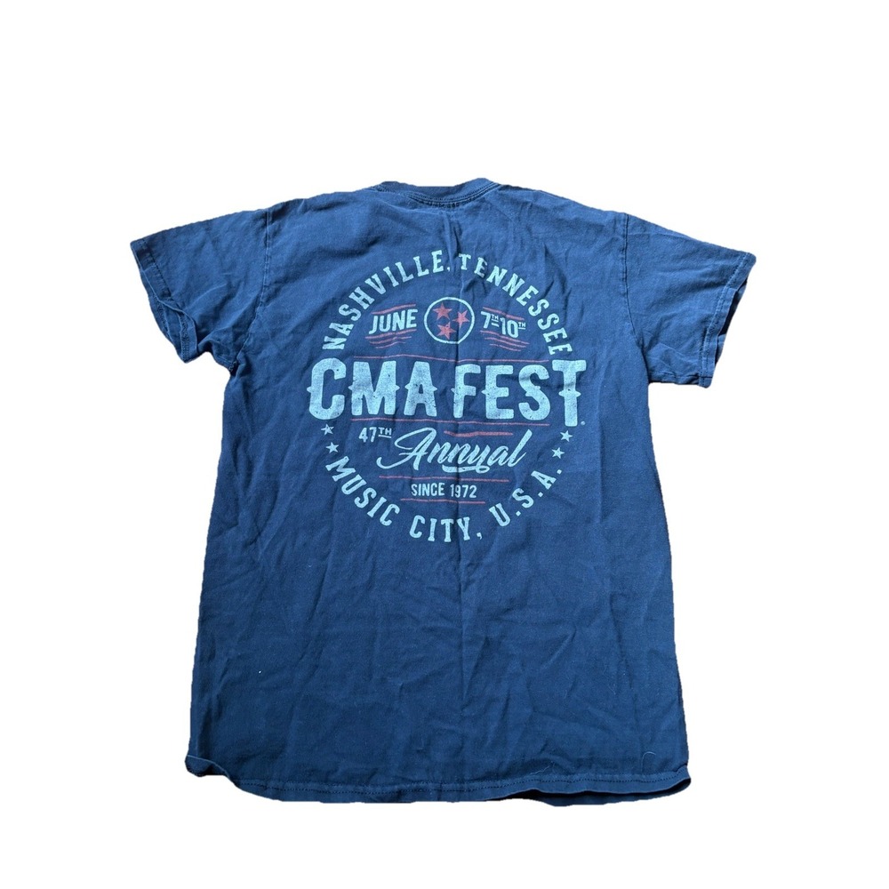 CMA Fest Hard Rock Cafe Shirt Mens S Black Nashville Graphic Tee